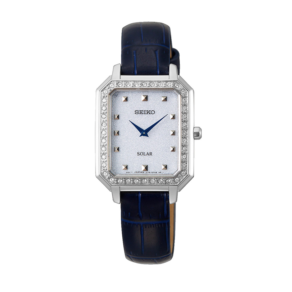 Seiko Ladies Leather Solar Watch - Grieve Diamond Jeweller