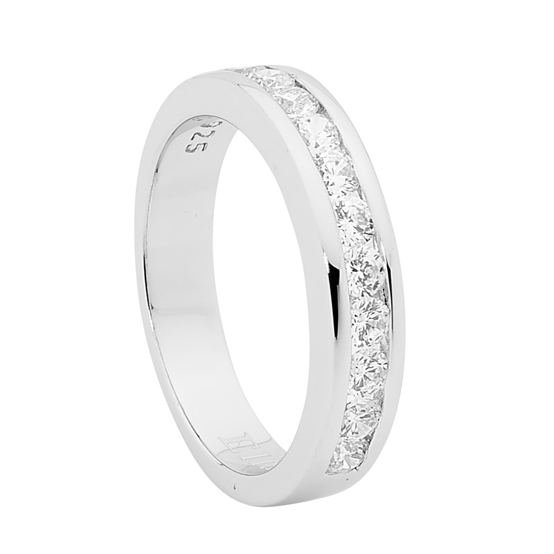 Ellani CZ Channel Set Ring - Grieve Diamond Jeweller
