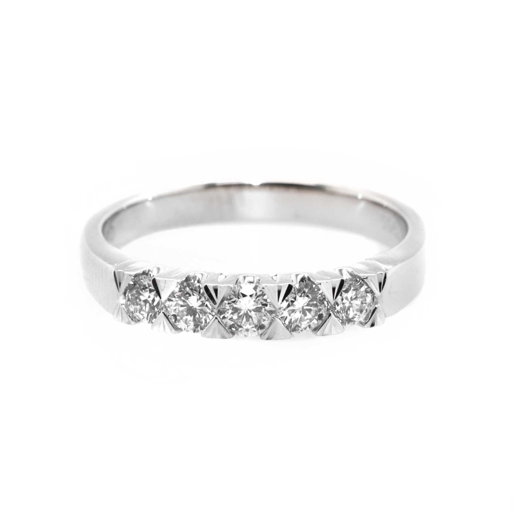 5 Stone Diamond Anniversary Wedder - Grieve Diamond Jeweller