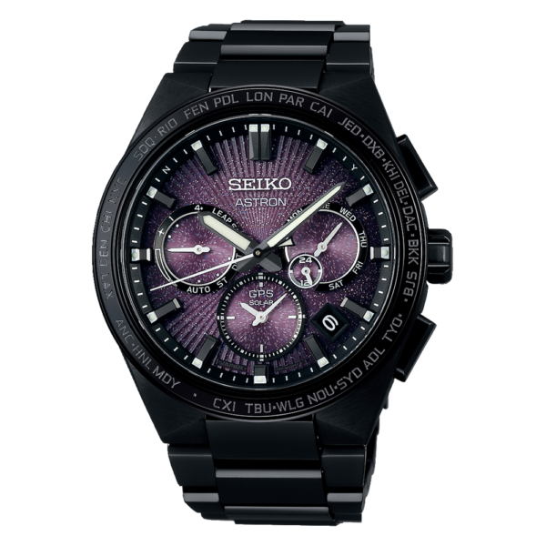 Seiko Gents Astron Purple Sports and Dress Watch SSH123J