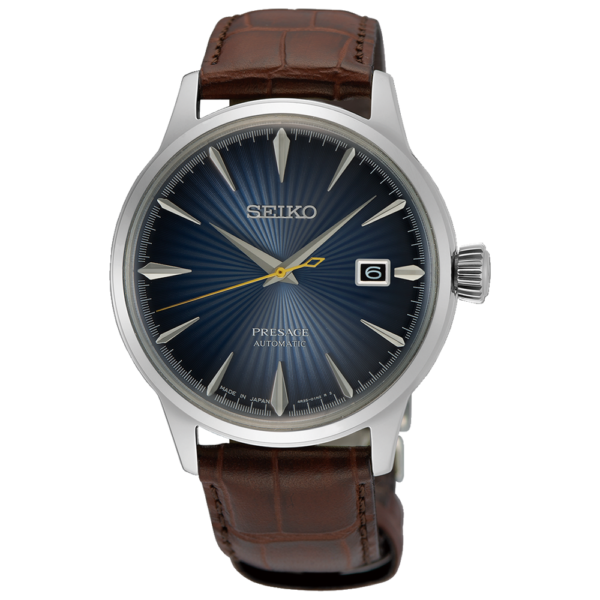 Seiko Gents Black Face Presage Automatic Sports Watch SRPK15J