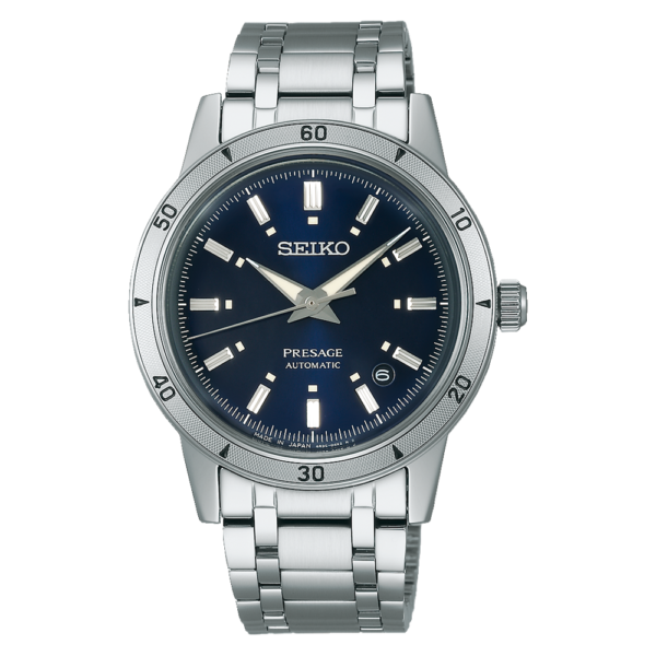 Seiko Gents Stainless-Steel Blue Face Presage Automatic Watch SRPL07J