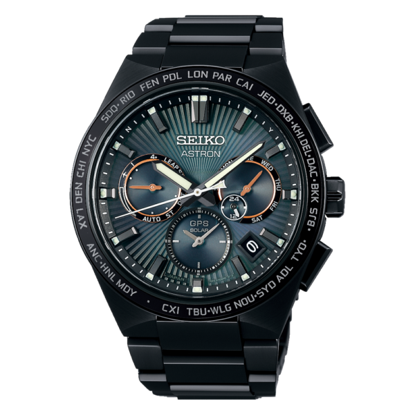 Seiko Gents Black Solar Astron Watch SSH127J