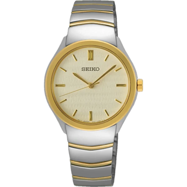 Seiko Ladies Bitone Dress Watch SUR550P